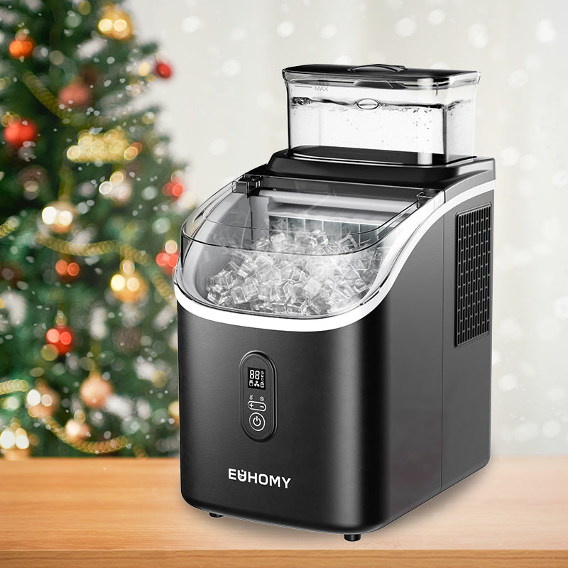 EUHOMY Tile SE Portable Cube Ice Maker Countertop - 1.5L Extra Large Water Tank, Adjustable Ice Thickness , Scheduled On/Off Timer, Auto-Cleaning