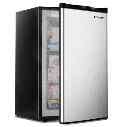 EUHOMY Compact Mini Freezer, Upright freezer Rapid Cooling - Euhomy