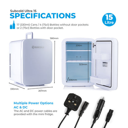 15L Mini Fridge - Subcold Ultra15