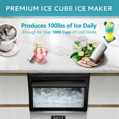EUHOMY Excellent Storage Container Undercounter Best Commercial Ice Machine