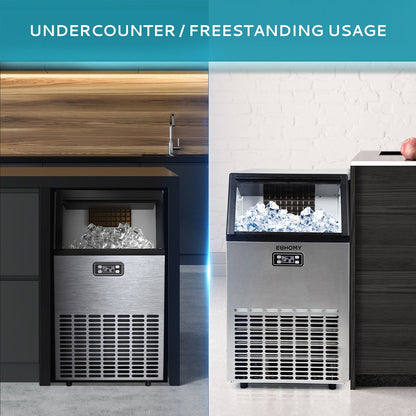 EUHOMY Excellent Storage Container Undercounter Best Commercial Ice Machine
