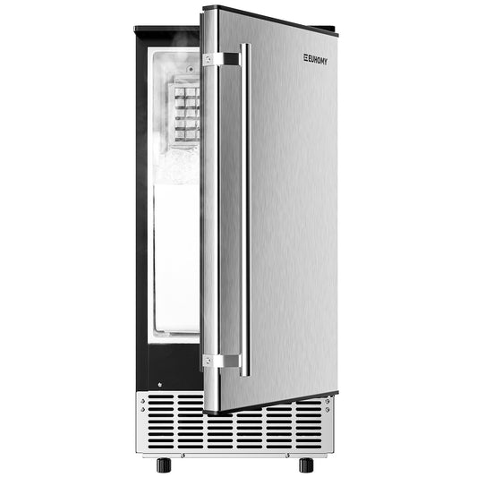EUHOMY Built-in Commercial Ice Machine 80LBS Fast Ice Making