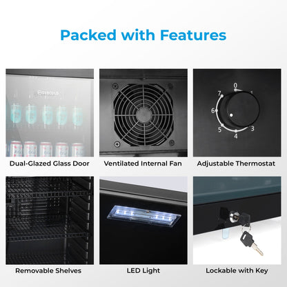 Subcold Maxi250 Beer Fridge Black