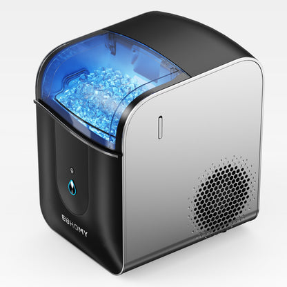 EUHOMY Pearl L1 Pro Portable Nugget Ice Maker Countertop–  Smart App Control & Alerts, 33Lbs/24H, 7–10 Mins Fast Ice